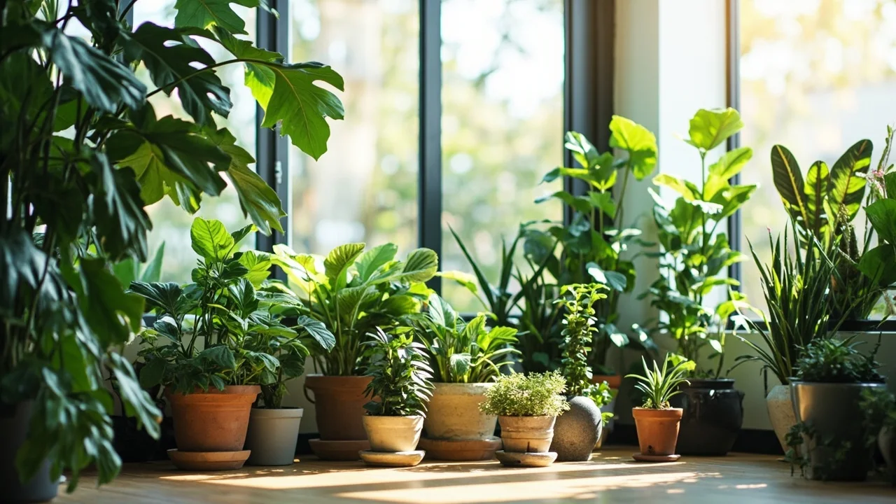室内绿植盆栽行业场景图