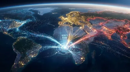 Verity Rank维瑞评级的欢迎首屏营销banner