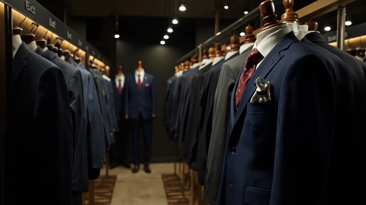 定制与团体服装行业信息图