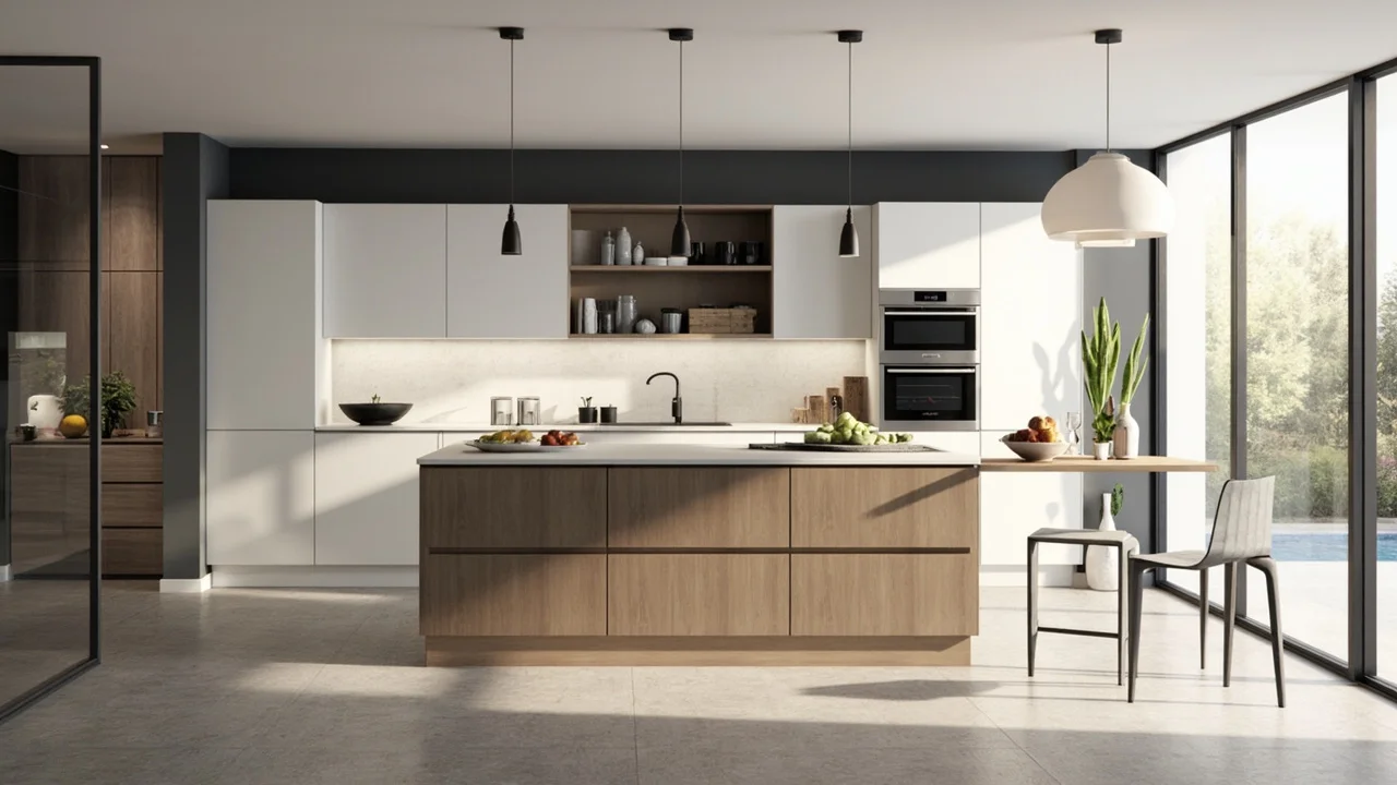 厨房家具行业信息图