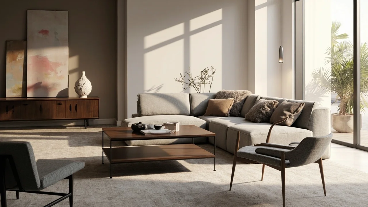 客厅家具行业信息图