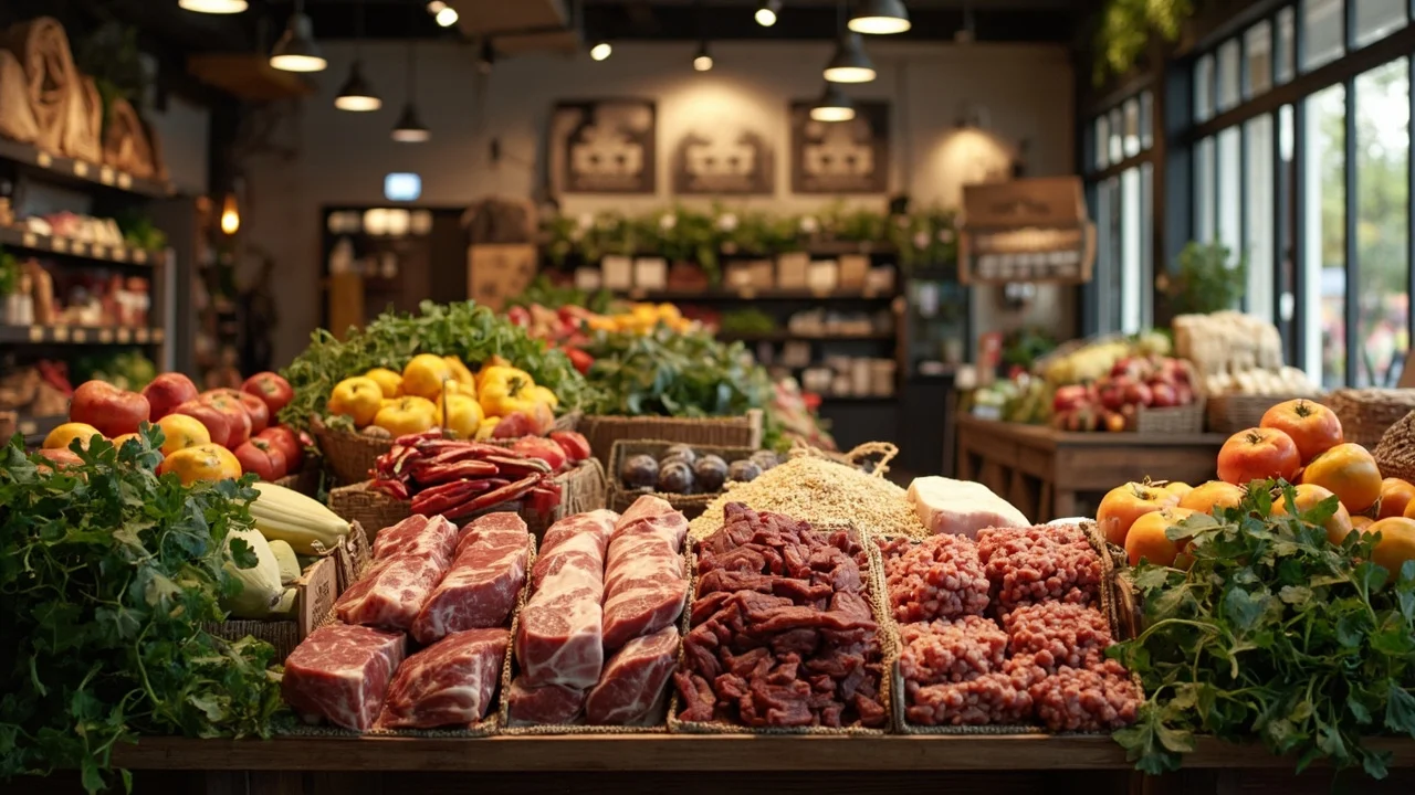 基础食材原料行业信息图